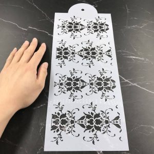 Cake stencils – Szablony do dekoracji ciast (10 sztuk) 03
