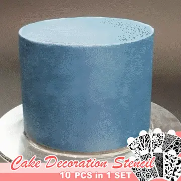 Cake stencils – Szablony do dekoracji ciast (10 sztuk) 02