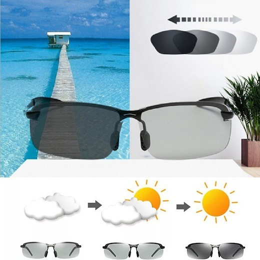 Smart Vision Sunglasses – Okulary zmieniające kolor szkieł (soczewki fotochromowe)