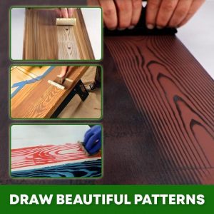DIY wood texture – Zestaw do malowania tekstury drewna (2 sztuki) 03