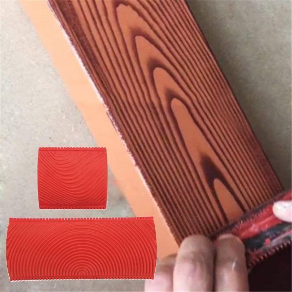 DIY wood texture – Zestaw do malowania tekstury drewna (2 sztuki)