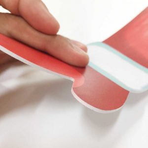 Świąteczny Mikołaj – Wycieraczka na szybę naklejka 03