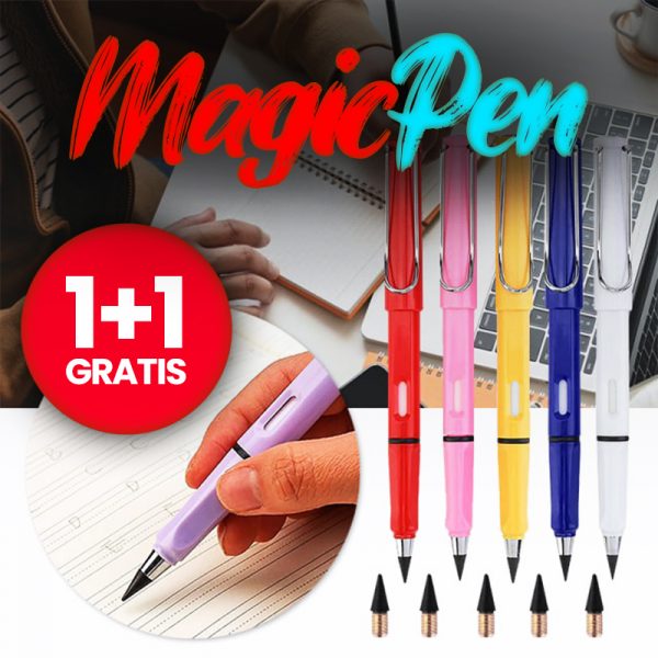 Magic pen – ołówek który się nie ściera (5szt) [1+1 GRATIS = 10 szt]