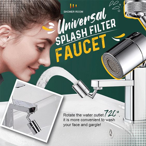 360° rotating faucet – 360° KRAN OBROTOWY – 1+1 GRATIS slider