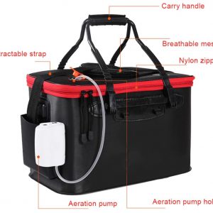 Foldable fishing bucket – Składane wiadro wędkarskie 03