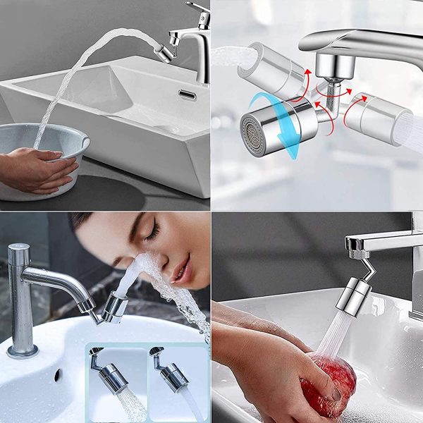 360° rotating faucet – 360° KRAN OBROTOWY – 1+1 GRATIS slider