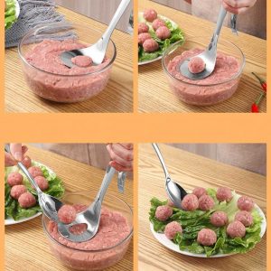 Meatball making spoon- Łyżka do robienia klopsików?1+1 GRATIS? 03