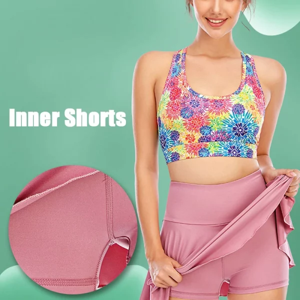 Spódnica Lalloo z zabudowanymi szortami slider